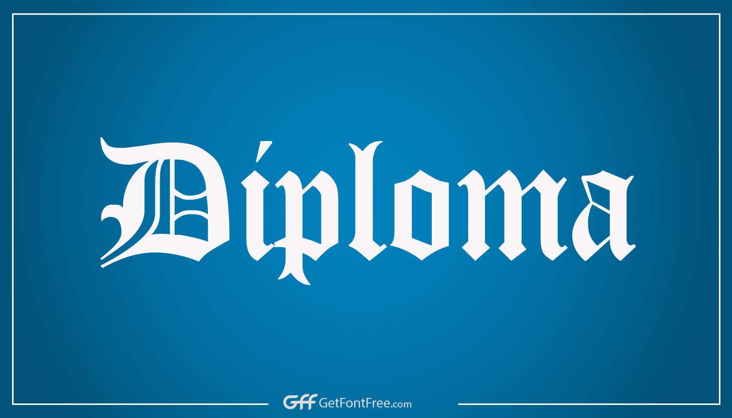 Diploma Font