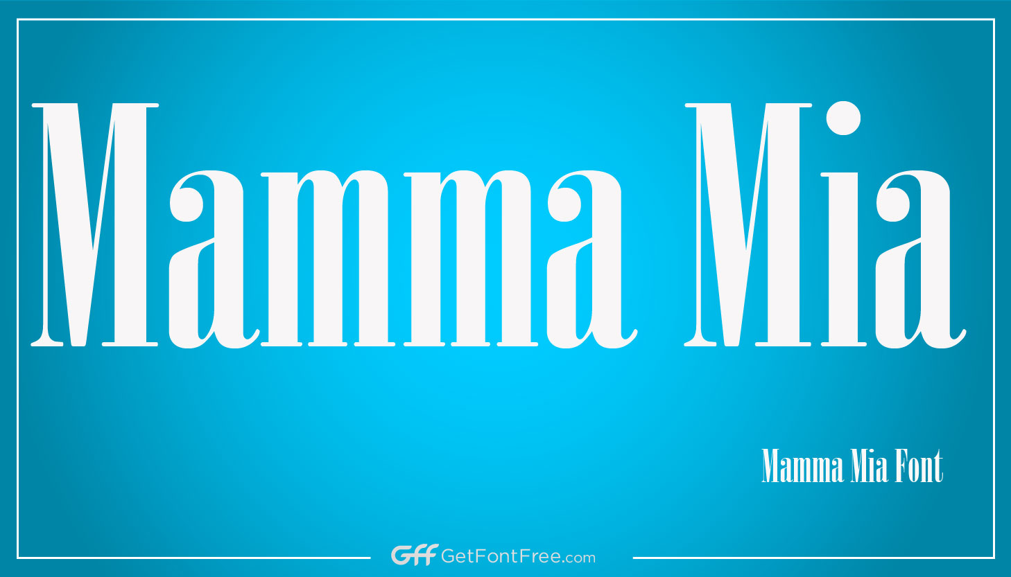Let's look at the Mamma Mia Font family, which is a very popular and stunning typeface family. Released in 2008, it was a well-known comedy movie. The most creative designer, Shrootleberri, created this elegant typeface. This serif typeface is available in more than 260 different characters, about 255 different glyphs, and other sophisticated and distinctive features. This typeface is quite popular since it comes in so many lovely variations.