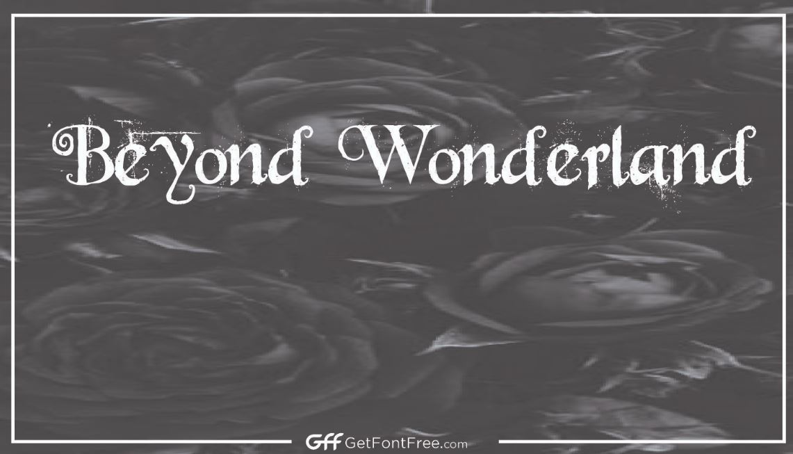 Beyond Wonderland Font Free