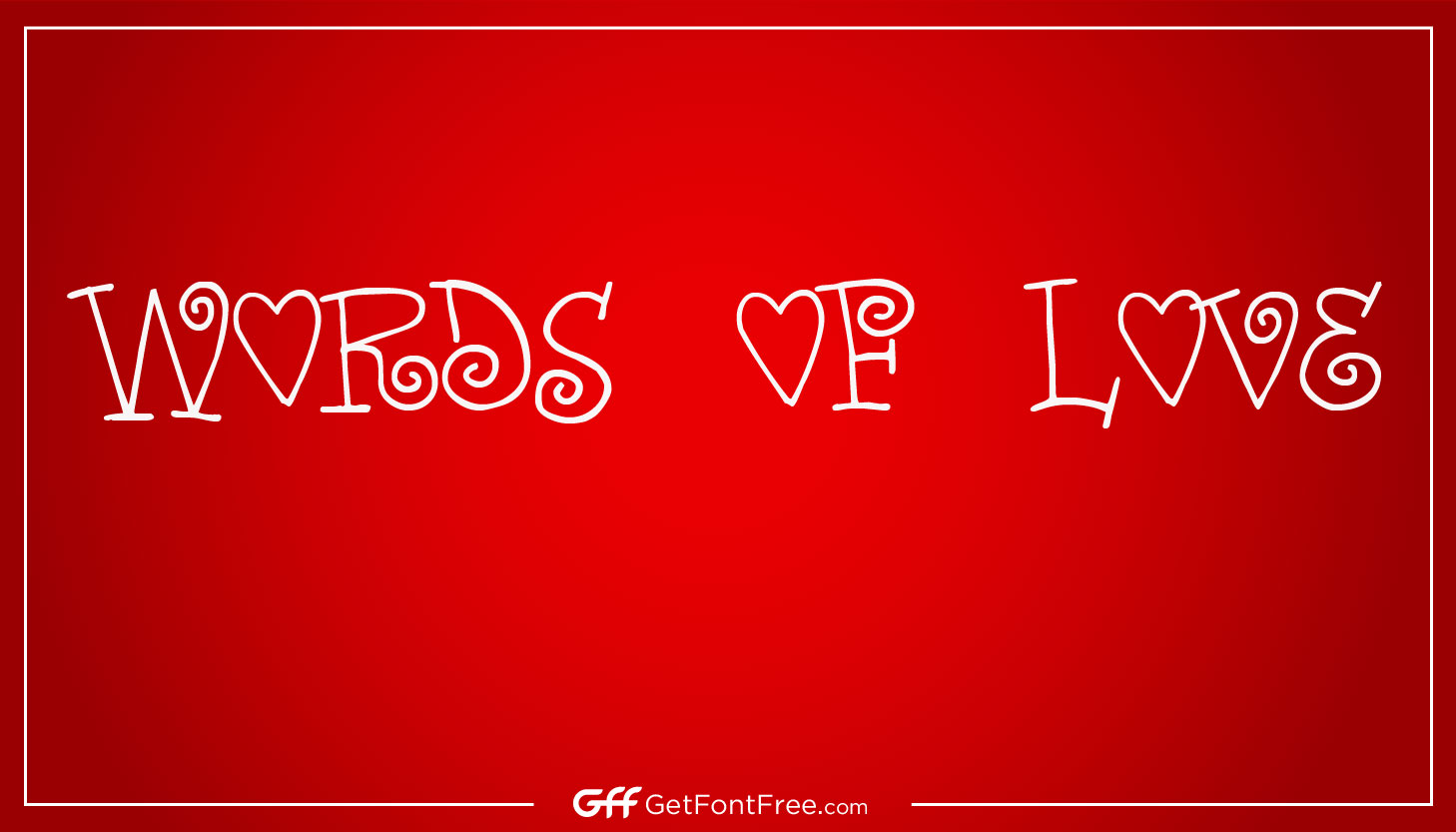 Words of Love Font is a unique and elegant font that is often associated with romance and love. It was designed by a graphic designer named Vladimir Nikolic, who is known for creating a wide range of font styles that are popular in the design industry.