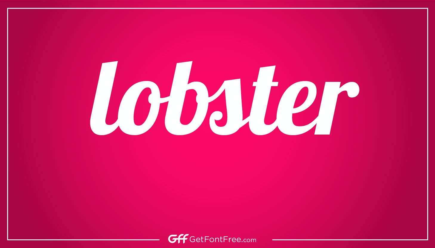 Lobster Font is a decorative script typeface designed by Pablo Impallari in 2010. The font was created with the intention of providing a unique and stylish script that could be used for various purposes such as logos, headings, and quotes. Lobster Font is a casual, fun, and playful typeface inspired by old-school scripts and hand-lettering.