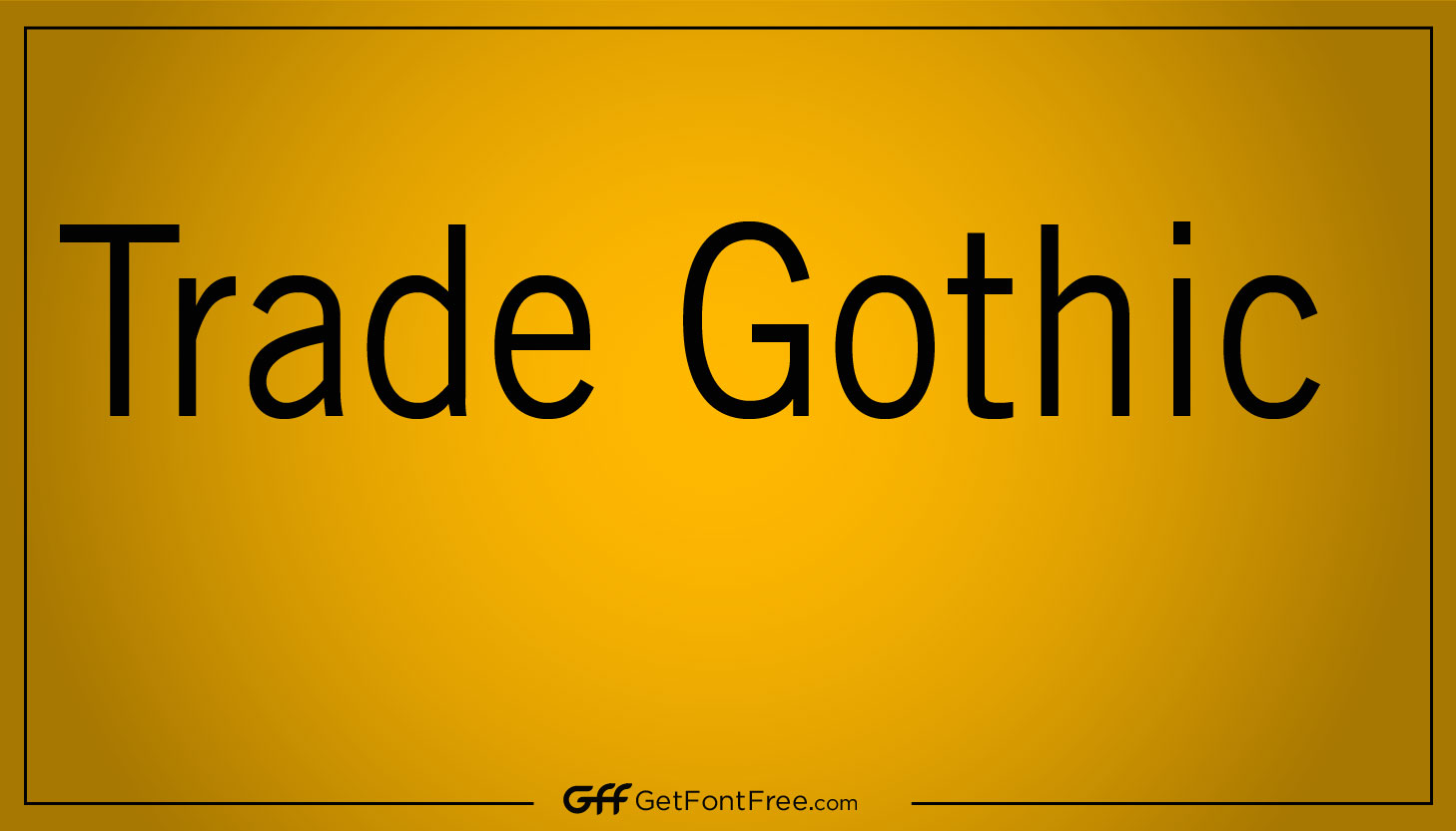 Trade Gothic Font is a sans-serif typeface that was designed in 1948 by Jackson Burke, a renowned American typeface designer. The font was originally created for Linotype-Hell Company, a type foundry based in Germany, and has since become a popular choice for designers in various fields. Trade Gothic is known for its clean and modern aesthetic, making it a versatile font that can be used in a wide range of design applications.