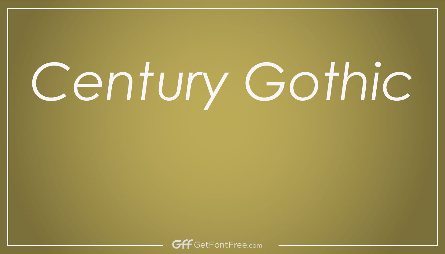 Century Gothic Font is a geometric sans-serif typeface that was created by American-type designer Morris Fuller Benton in 1930. It was initially developed as a replacement for the less versatile and less legible typeface, Futura. The design of Century Gothic was heavily influenced by the Art Deco style of the 1920s and 1930s, which is reflected in its sleek and modern appearance.