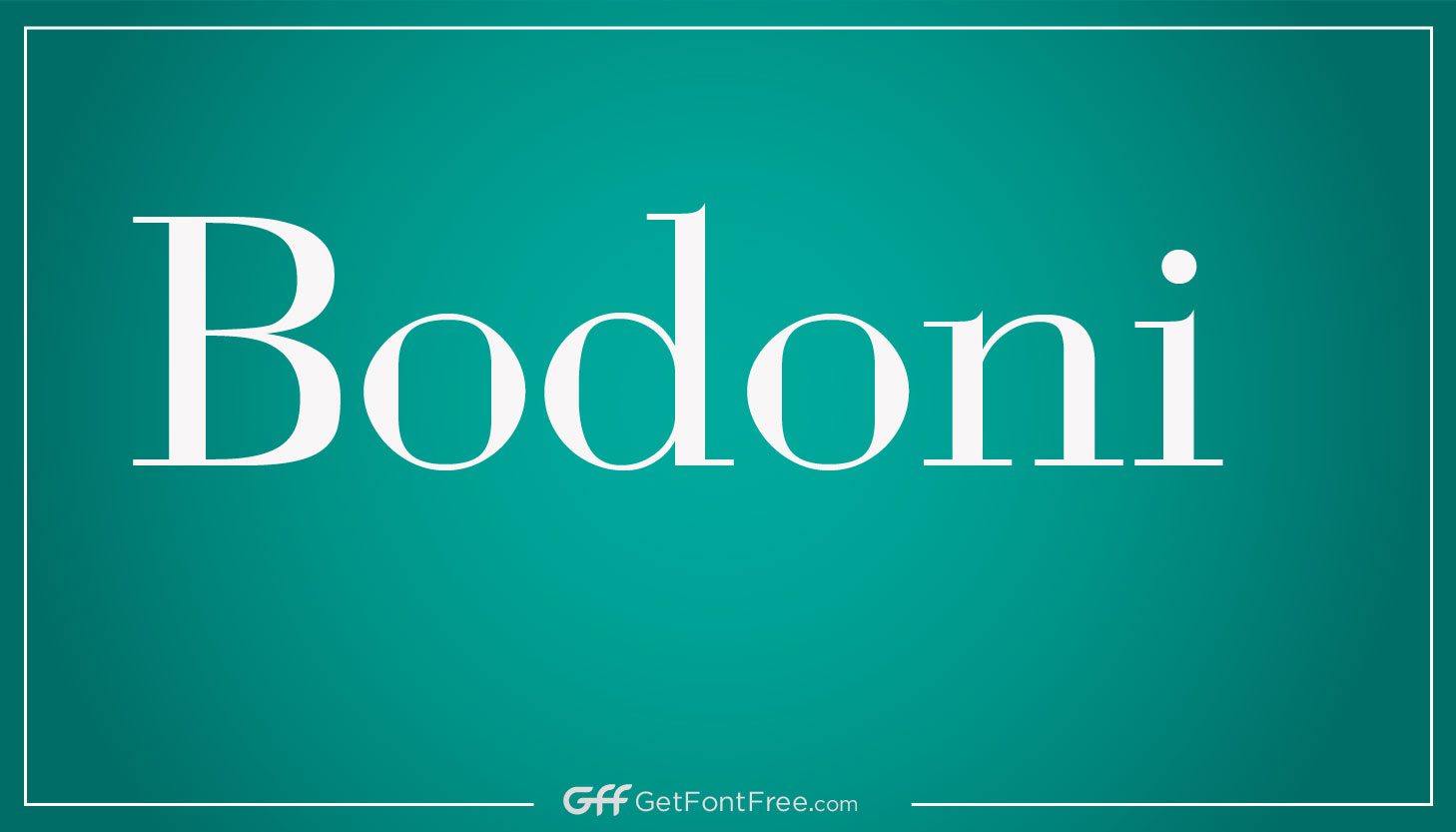 Bodoni Font is a serif typeface that was created by the Italian typographer and printer Giambattista Bodoni in the late 18th century. Bodoni was designed as a display typeface, intended for use in titles and headlines rather than in body text.