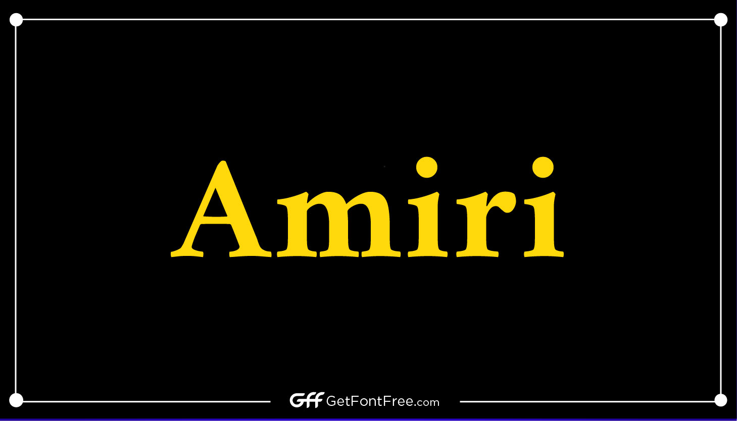 Amiri Font