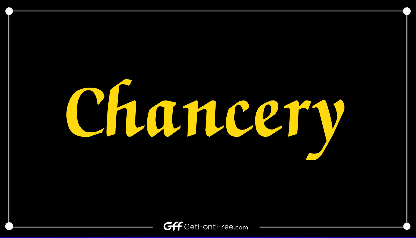 Chancery Font