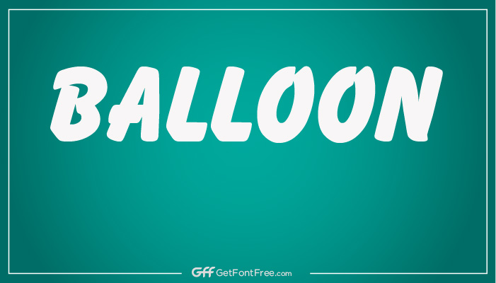 Balloon Font is a playful, decorative typeface with bubbly and rounded shapes that give it a whimsical, light-hearted look. It is characterized by its circular and curvaceous letterforms, which resemble inflated balloons or bubbles, hence its name.
