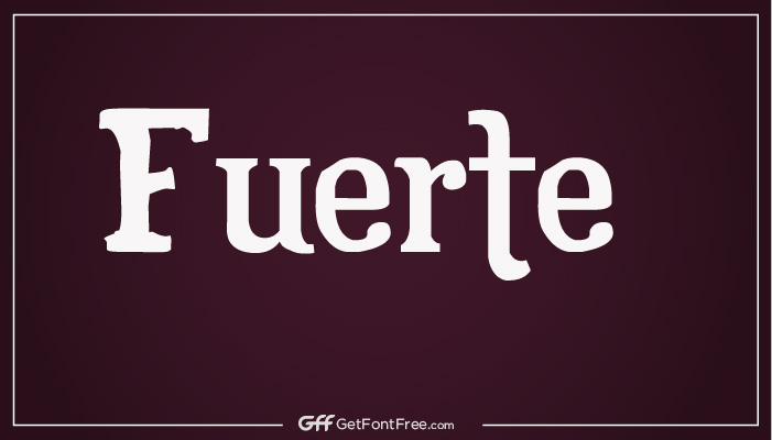 Fuerte Font is a modern and versatile display font that was created by designer and typographer, Jorge Cisterna. The font was released in 2019 and has since gained popularity due to its unique design and style. Fuerte is inspired by vintage signage and is characterized by its bold, thick strokes and geometric shapes. The font is available in both uppercase and lowercase letters, with a range of punctuation marks and special characters. With its bold and eye-catching design, Fuerte is ideal for use in branding, packaging, posters, and other design projects where a strong and memorable visual impact is desired.