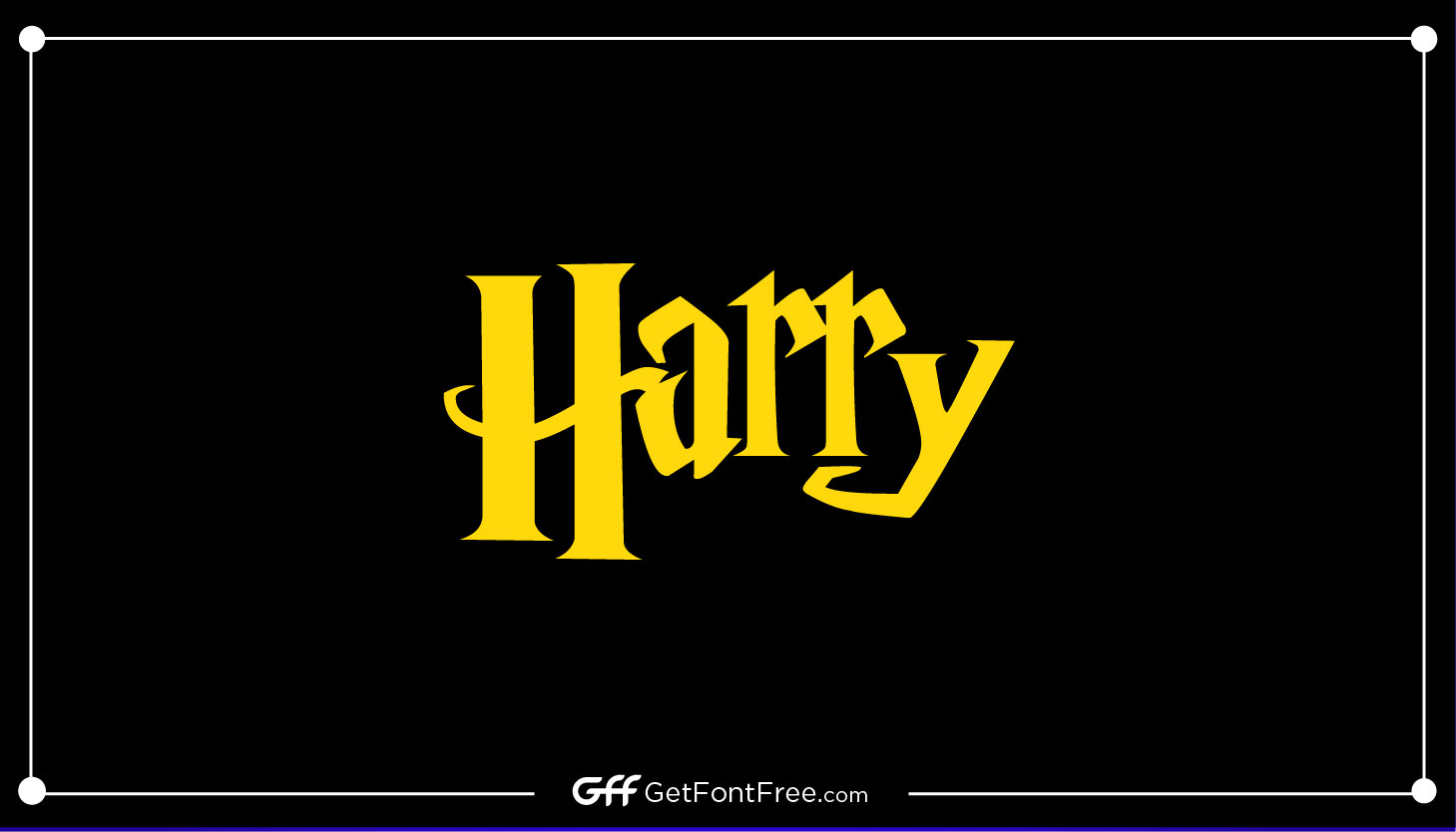 Harry Potter Font