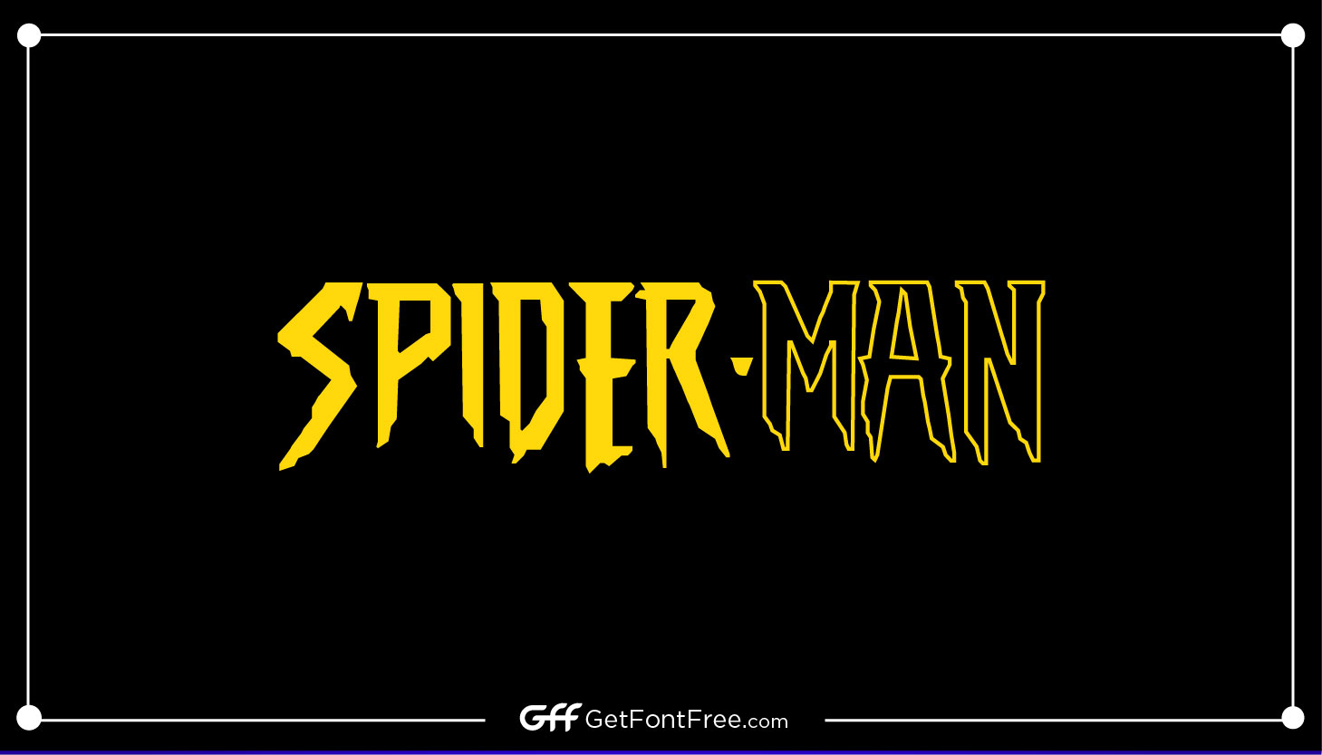 SPIDER-MAN Font
