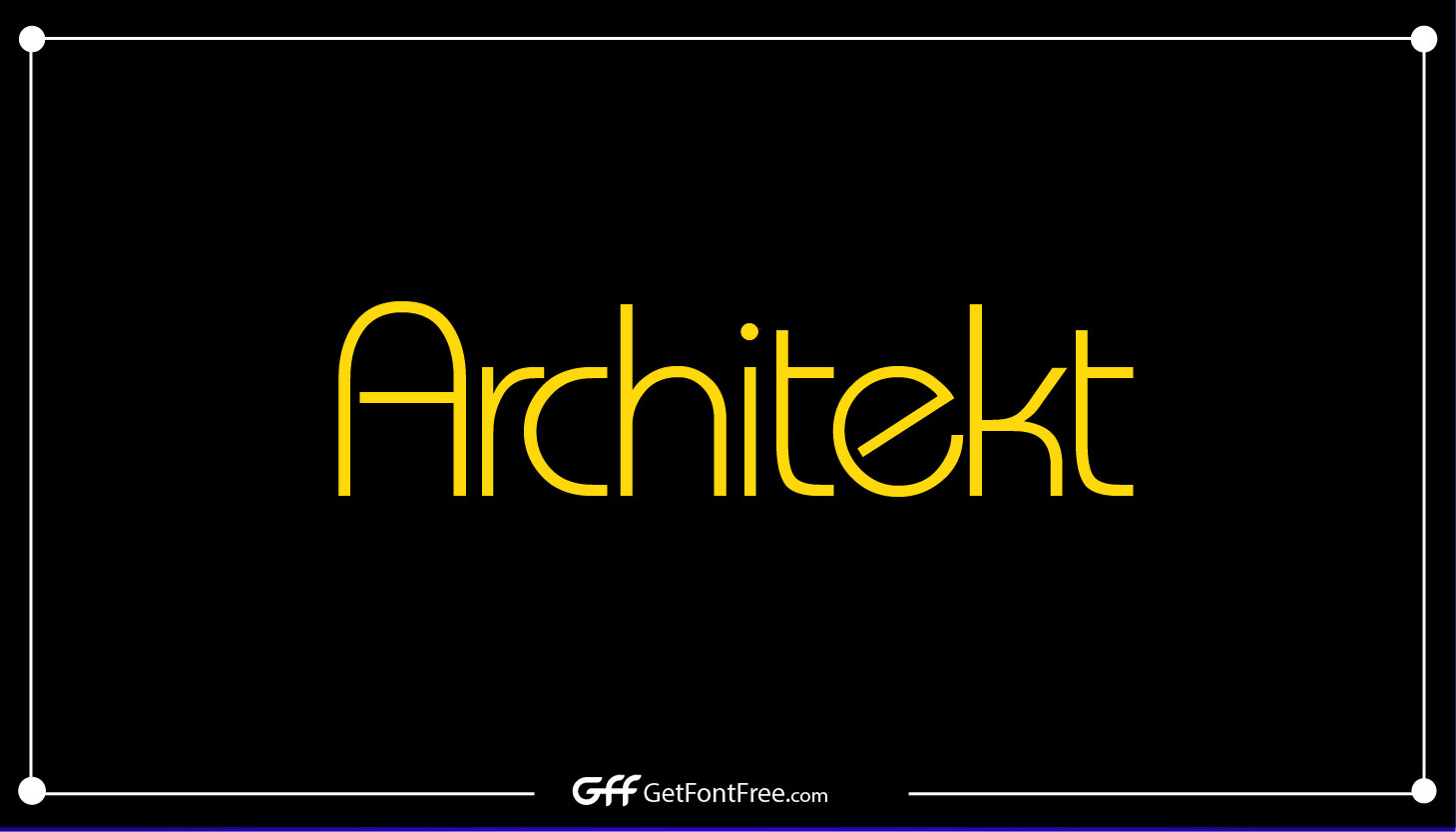 Architekt Font