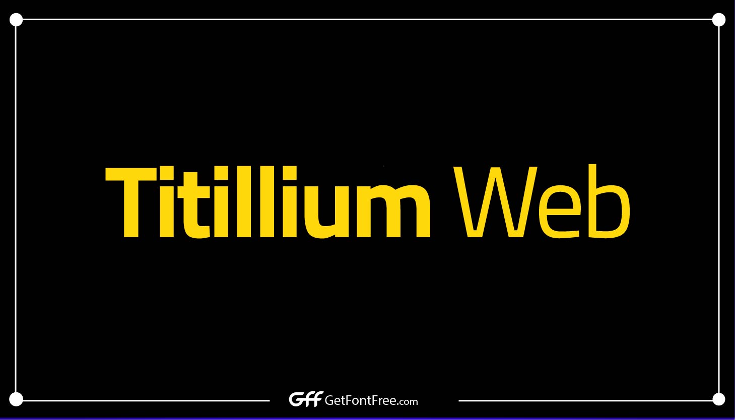 Titillium Web Font