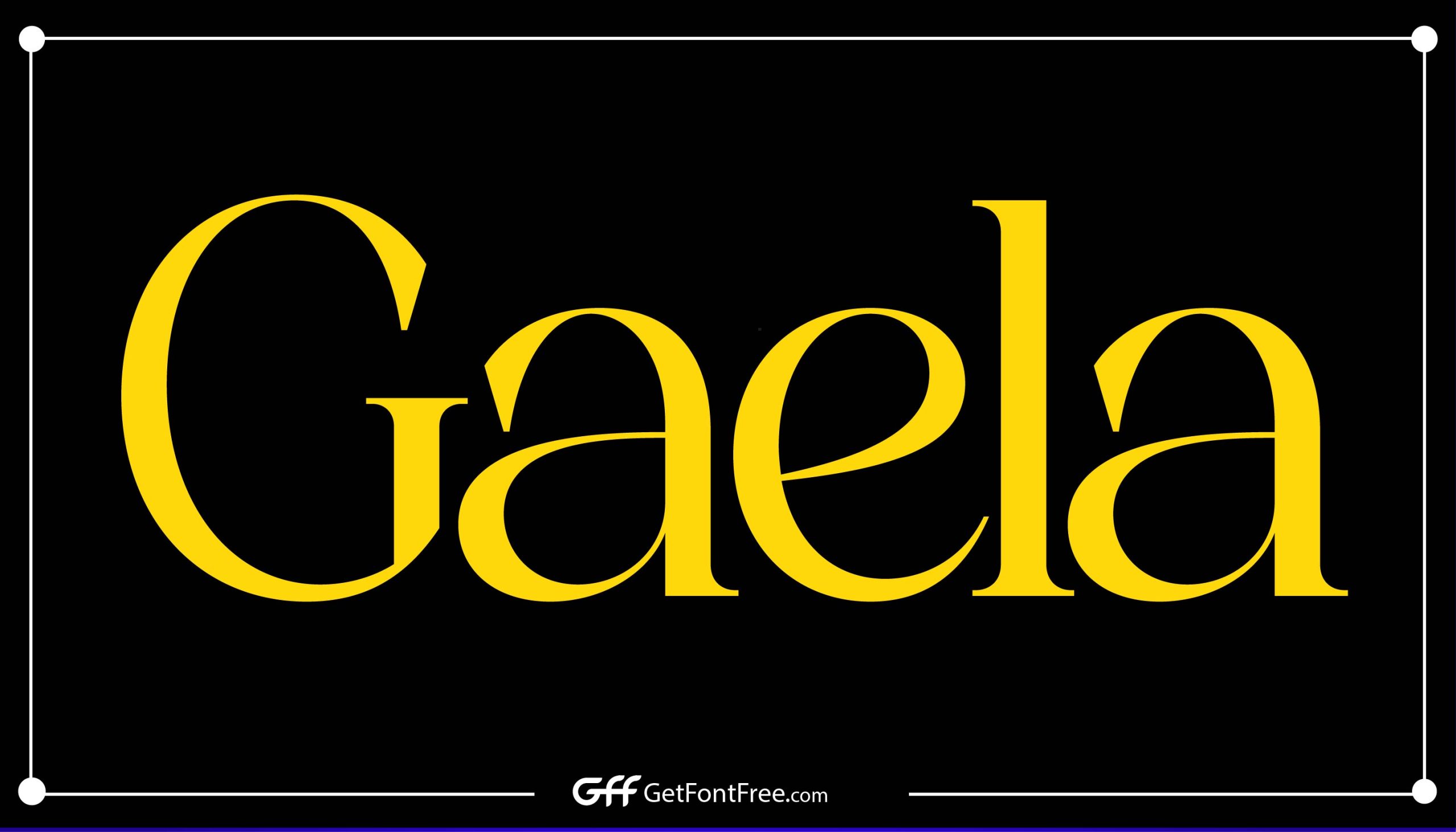 Gaela Font Free