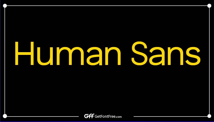 Human Sans Font Download