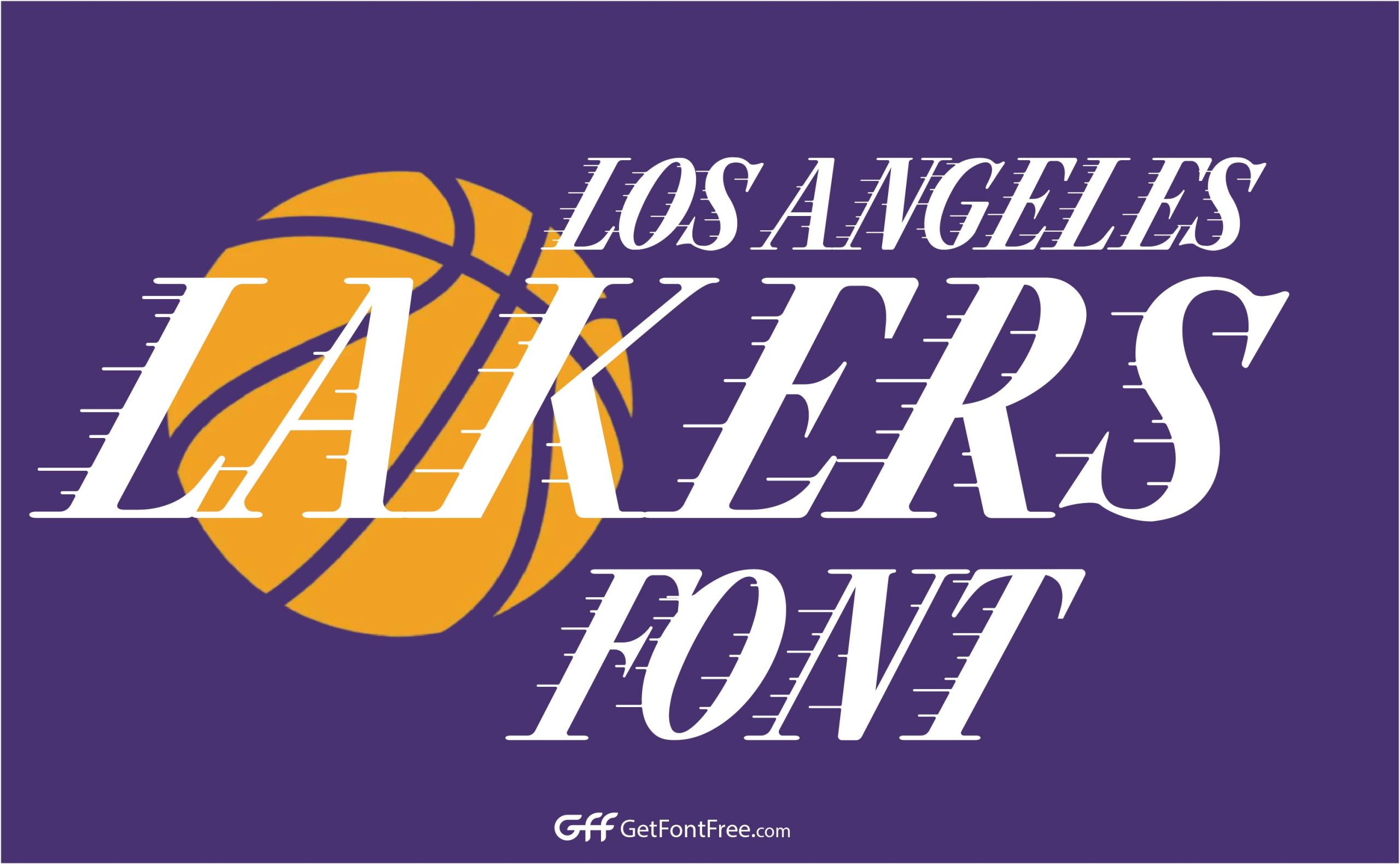 Lakers Font Free